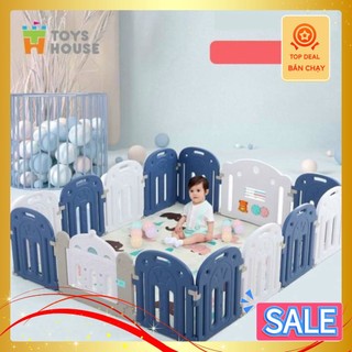 [Mã MKBC13 giảm 80k đơn 1 triệu] (Chính hãng)Quây cũi nhựa Toys House an toàn cho bé