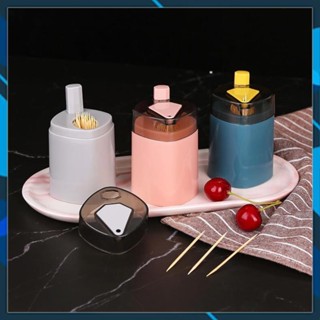 Lọ tăm - Lọ đựng tăm nút bấm tự động, hộp đựng tăm nút bấm chất liệu nhựa cao cấp sang trọng