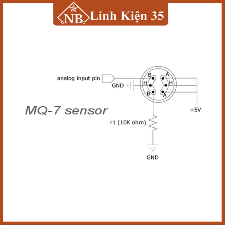 Cảm biến khí CO MQ7 siêu rẻ, tiện dụng