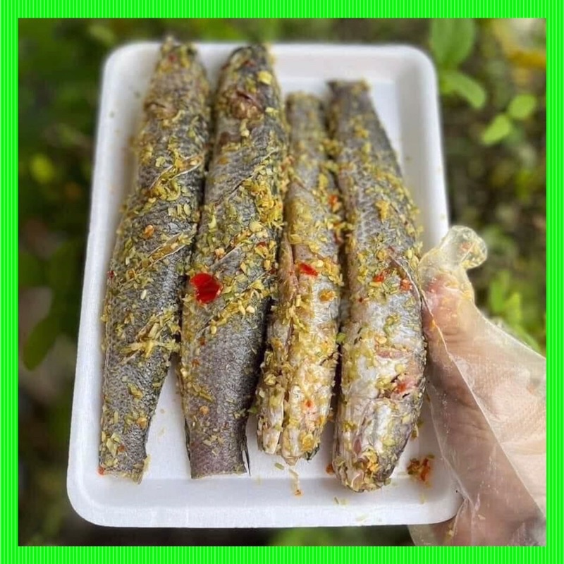 CÁ LÓC NON MUỐI SẢ ỚT 500gr (hoả tốc HCM)