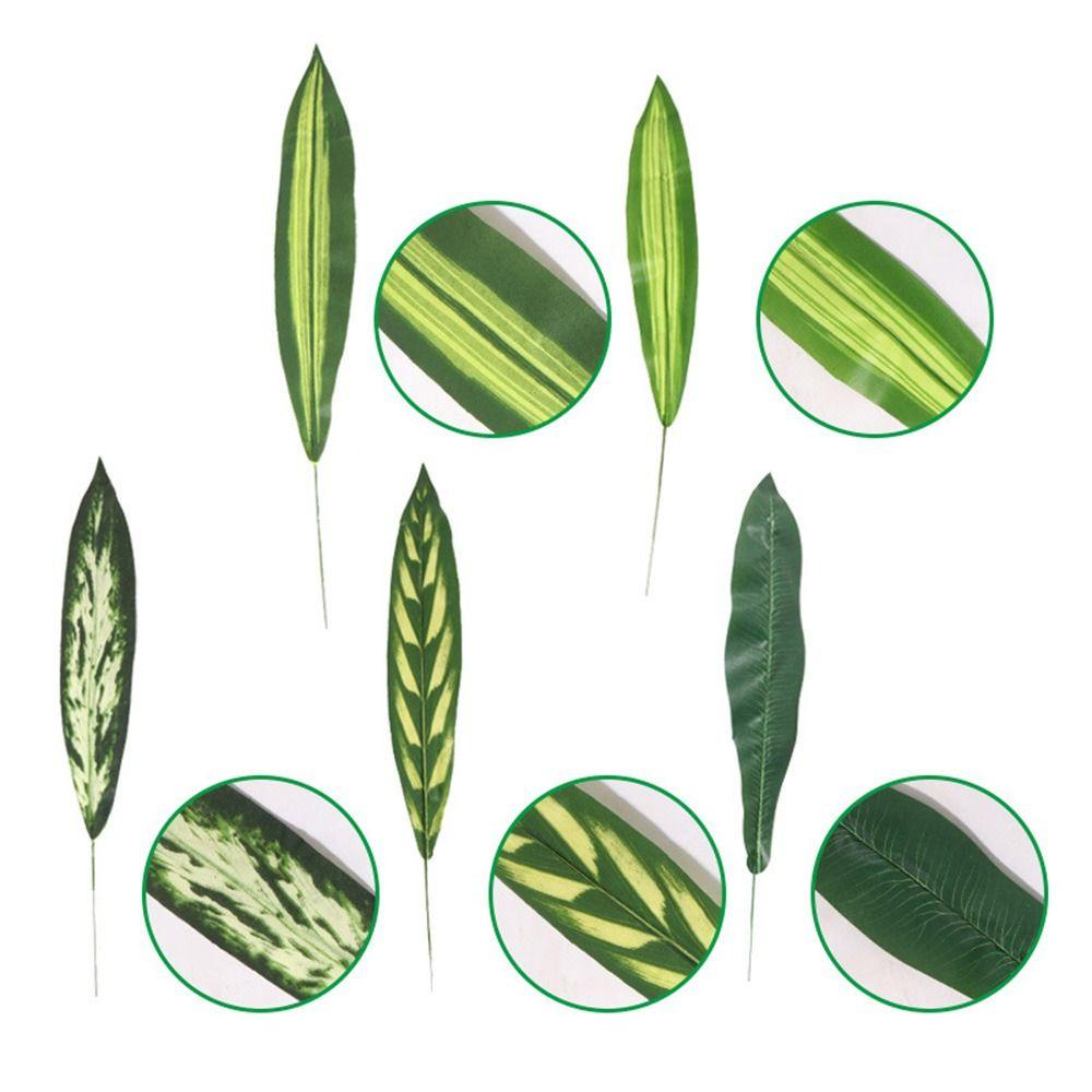 20 Chiếc Lá Giả Trang Trí Đám Cưới|Cây Nhiệt Đới Giả Dùng Trang Trí