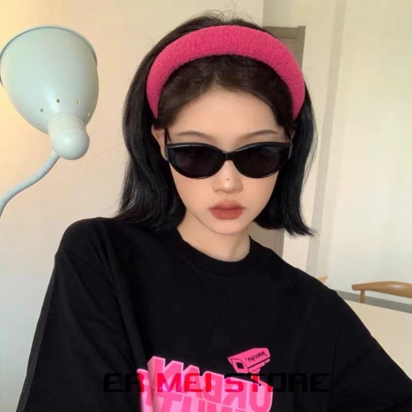 Băng Đô Cài Tóc Dệt Kim Viền Rộng Phong Cách Hàn Quốc Thanh Lịch Mới