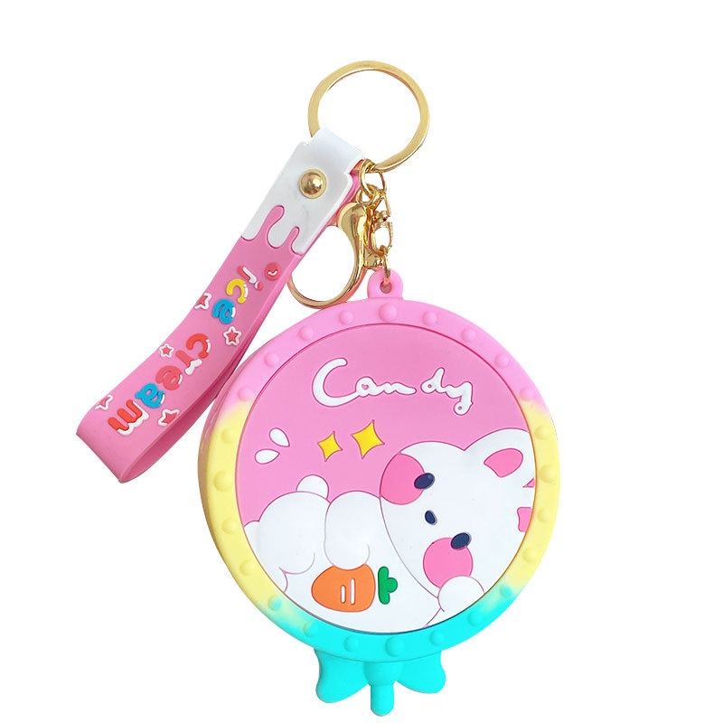 Hoạt Hình Túi Đựng Tiền Xu / Tai Nghe Họa Tiết Bong Bóng Dễ Thương