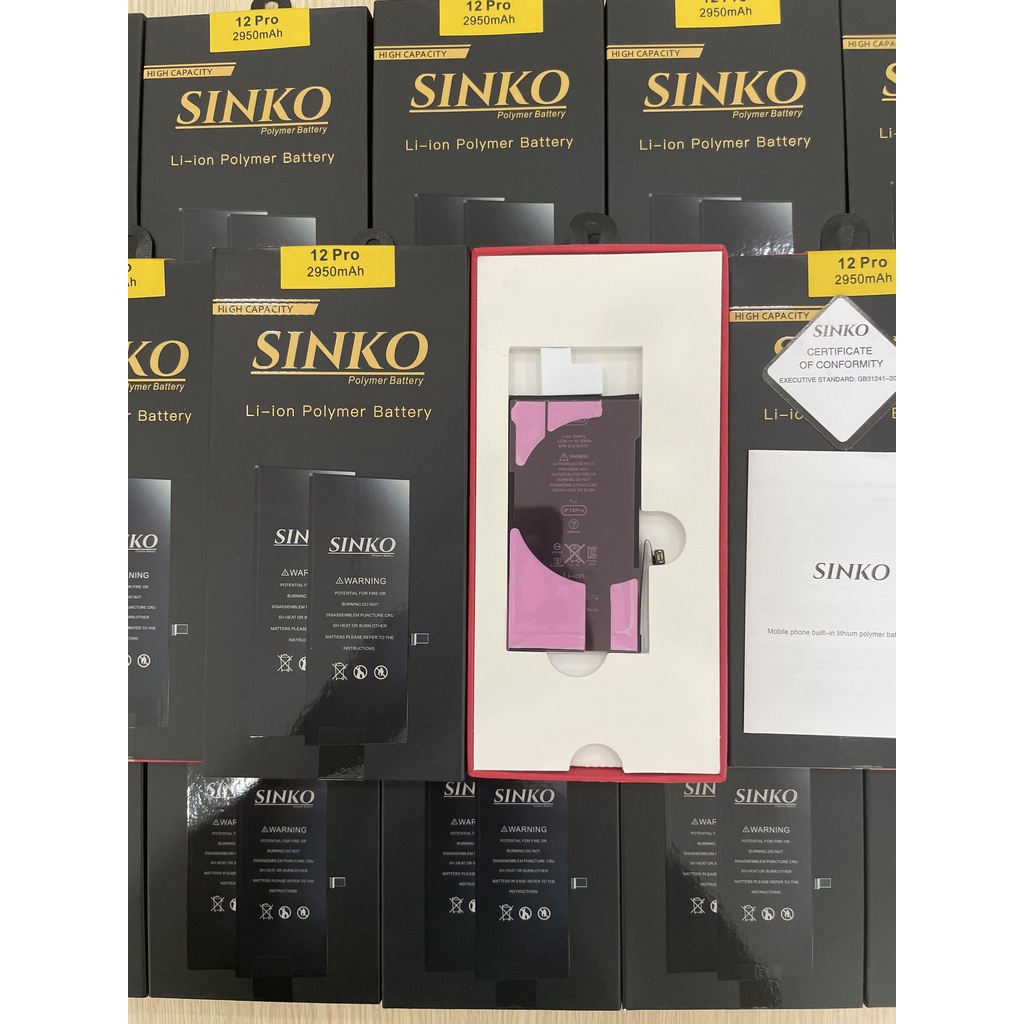PIN IP 12 PRO DUNG LƯỢNG CAO SINKO