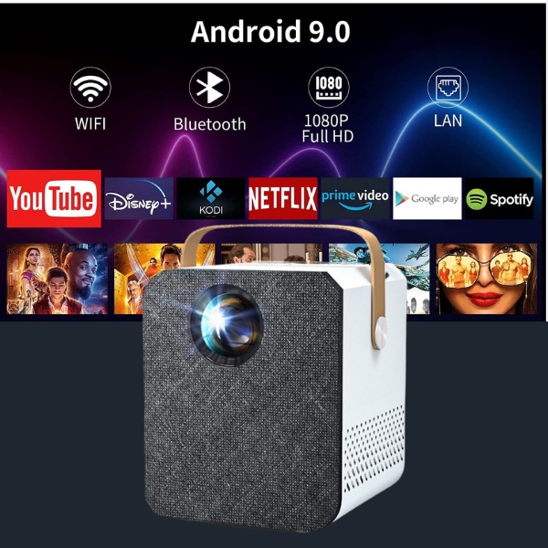 Máy Chiếu Mini Full HD 1080 Kết nối Điện thoại  - Bảo Hành 12 Tháng