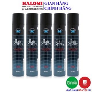 Keo xịt tóc giữ nếp jacqualine hair spray 400ml chai đen chính hãng giữ nếp tạo kiểu tóc tranci