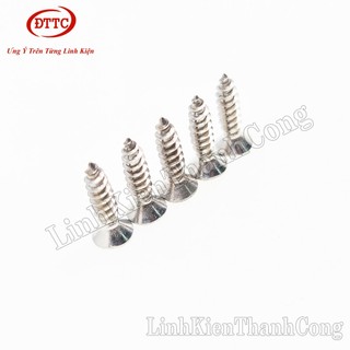 Combo 2 Gói Vít M3 8mm 10mm 12mm Mũ Phẳng (Gói 100 chiếc)
