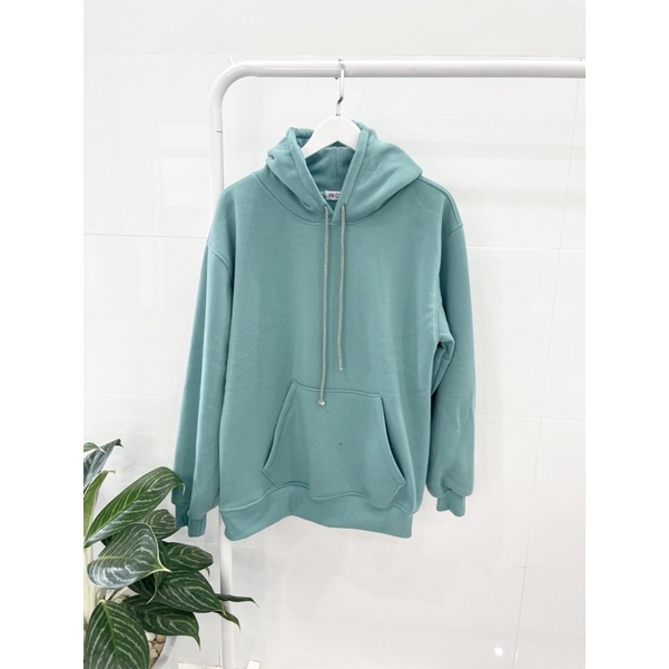 Áo hoodie trơn VN CLO xanh lạ - HD022