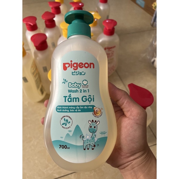 Pigeon sửa tắm gội chiết xuất Jojoba 2in1 700ml
