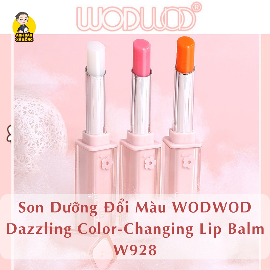 Son Dưỡng Đổi Màu WODWOD Dazzling Color-Changing Lip Balm W928