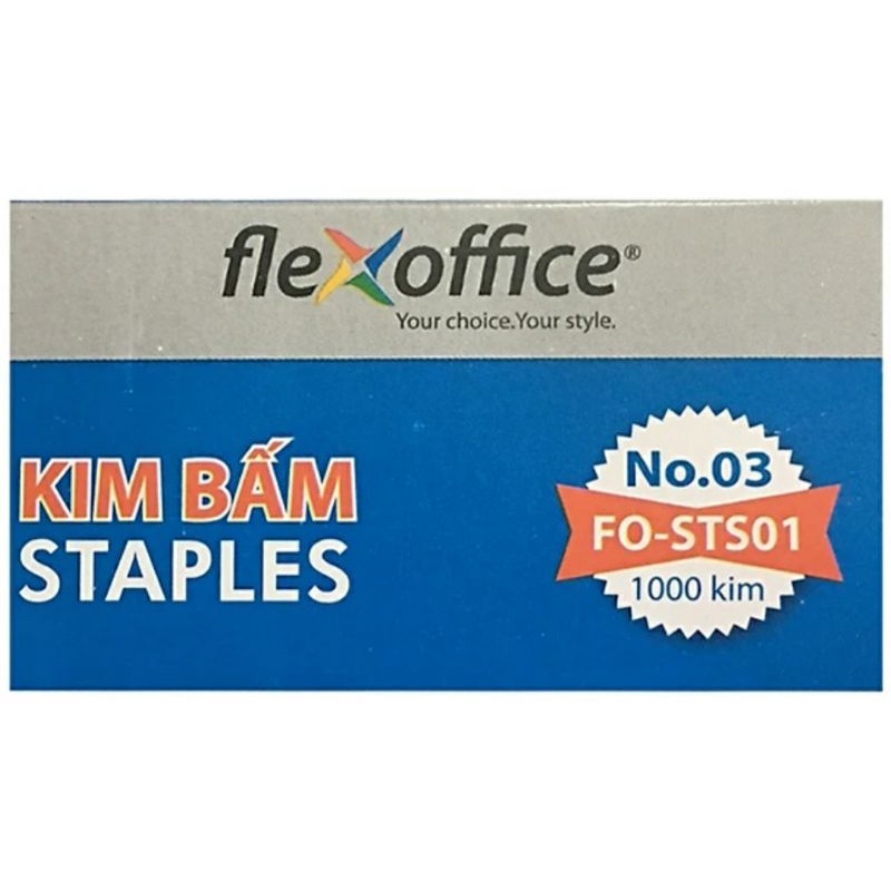 Kim bấm số 3 Flexoffice FO-STS01
