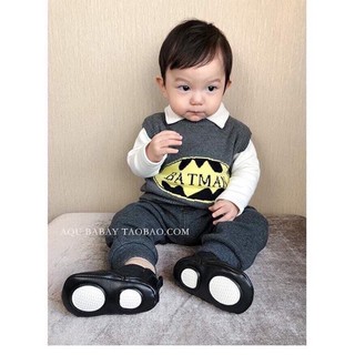 Áo gile len bé trai batman