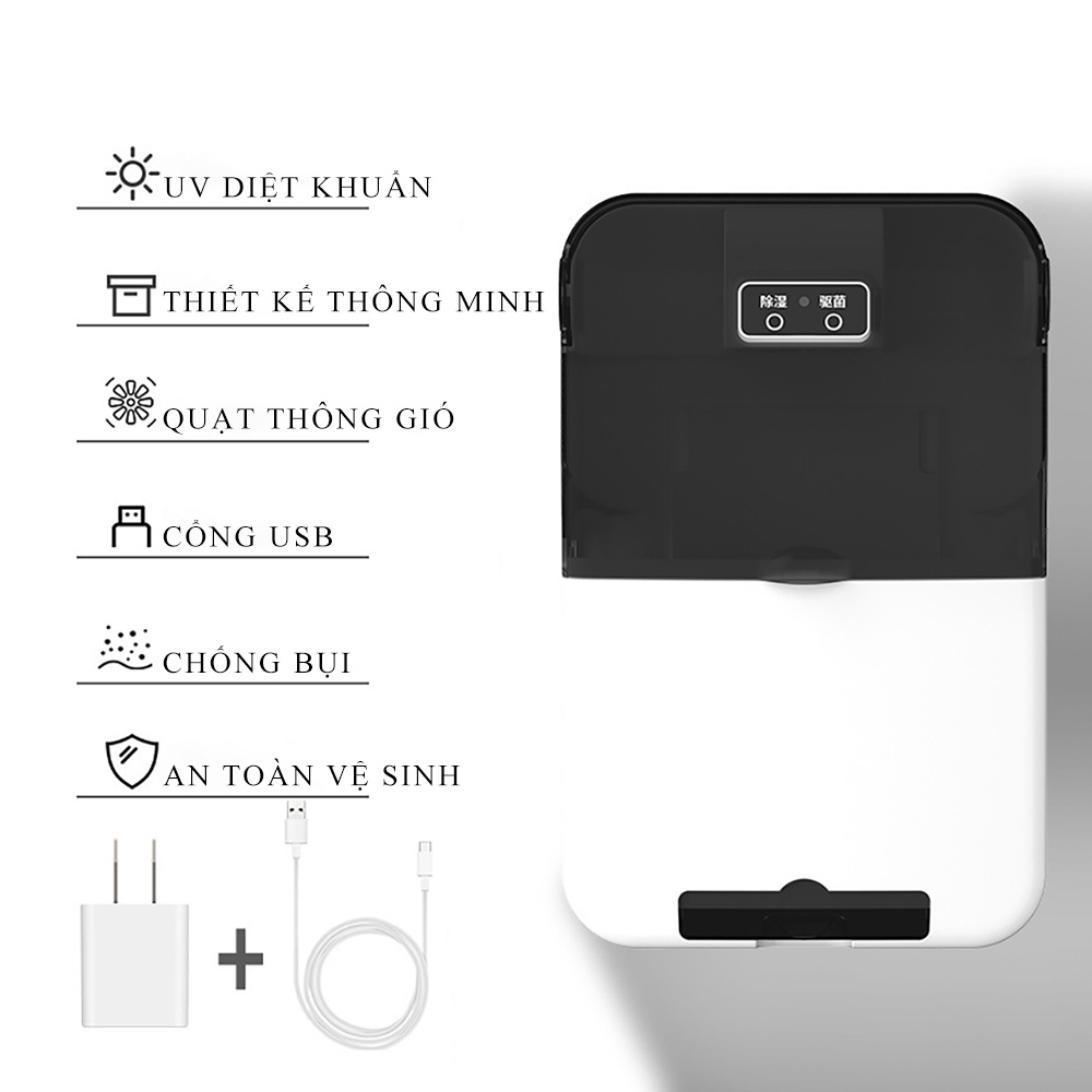 Máy Sấy Đũa, Máy Khử Khuẩn Đũa Thìa Bằng Tia UV Cao Cấp