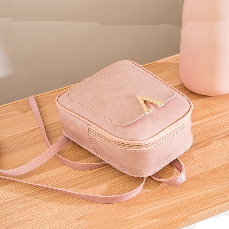 Balo Mini Da Trơn V BL22 Hồng