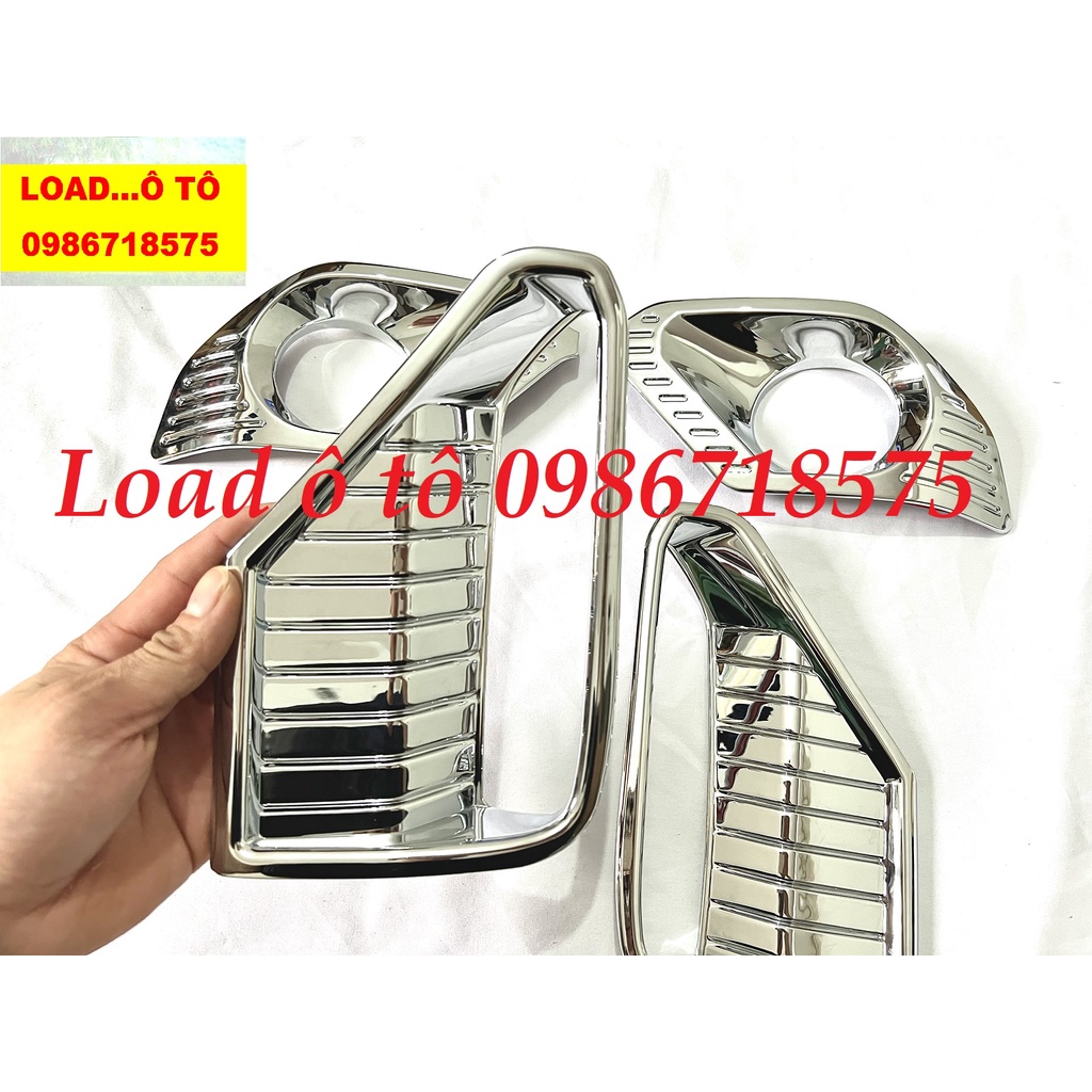 Ốp Viền Đèn Gầm Trước Sau Xe Mitsubishi Xpander 2023-24 Mẫu Mạ Crom Cao Cấp