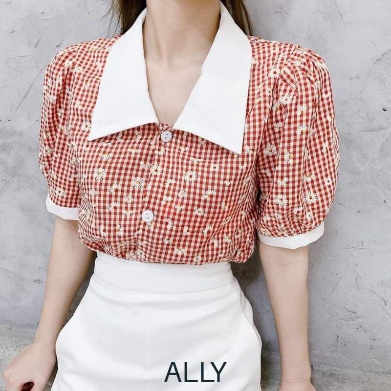 Sơ mi hoa cúc A120