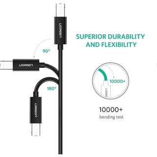 Cáp máy in cổng USB Type C UGREEN dài 1 đến 1.5m US241