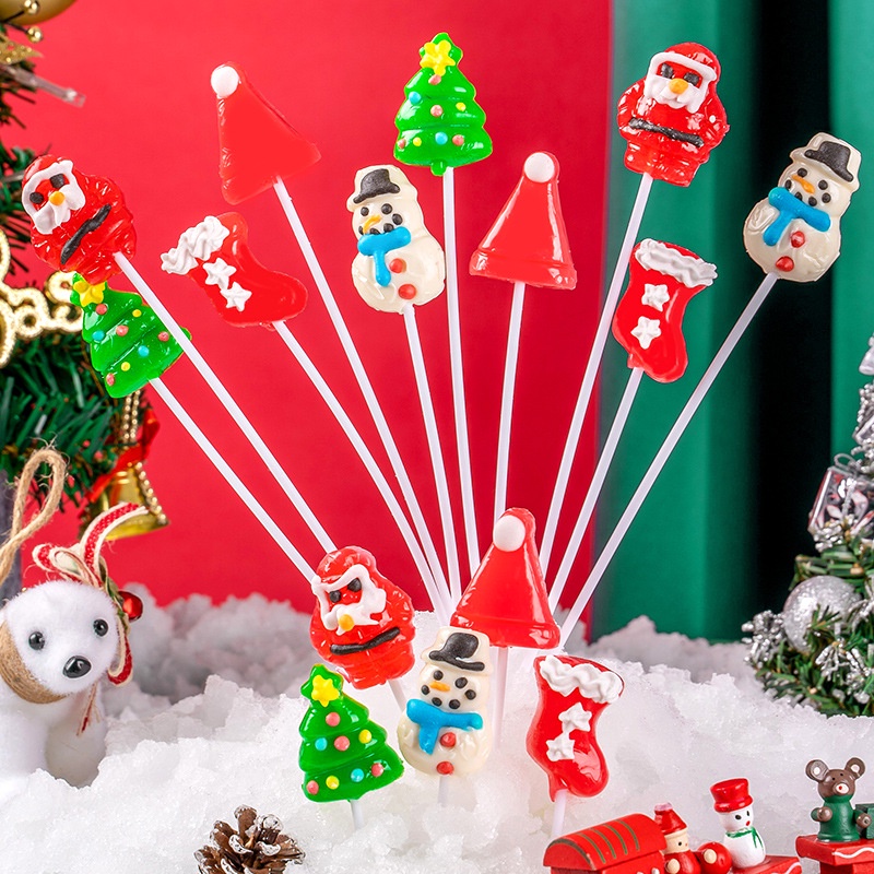 Kẹo giáng sinh,kẹo hình noel,người tuyết,cây thông v.vvv kẹo noel