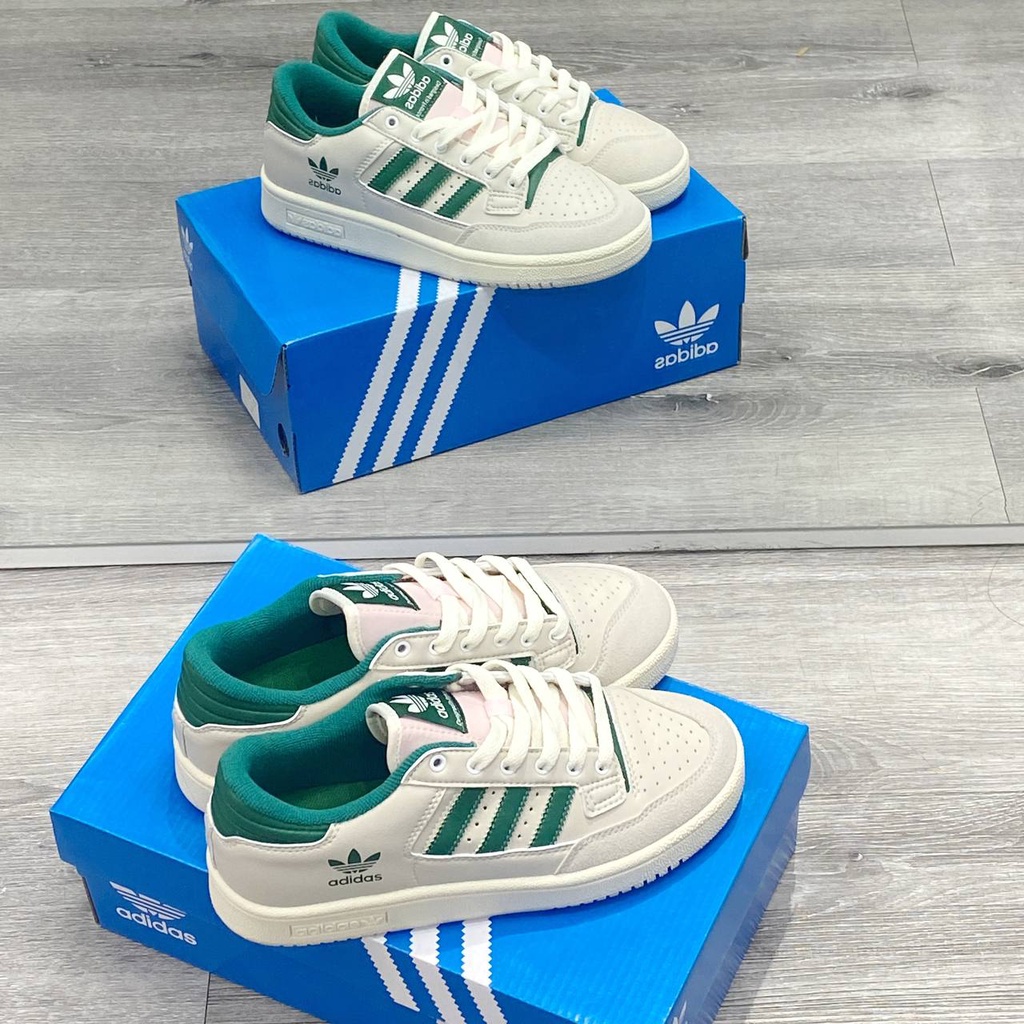 Giày thể thao nam nữ adidas Forum low 85 , Das forum sọc xanh lá mới nhất 2022 full box