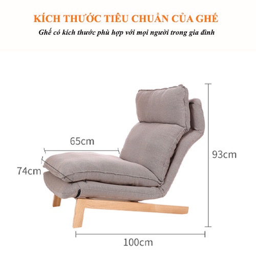 (HÀNG MỚI) Ghế Lười, Ghế Sofa Thư Giãn Phong Cách Nhật Bản Hiện Đại Tặng Kèm Đôn Ghế | BigBuy360 - bigbuy360.vn