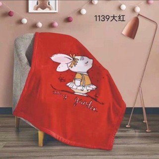 Chăn lông trẻ em chăn lông tuyết cho bé đi học mền mịn kích thước 1mx1m4
