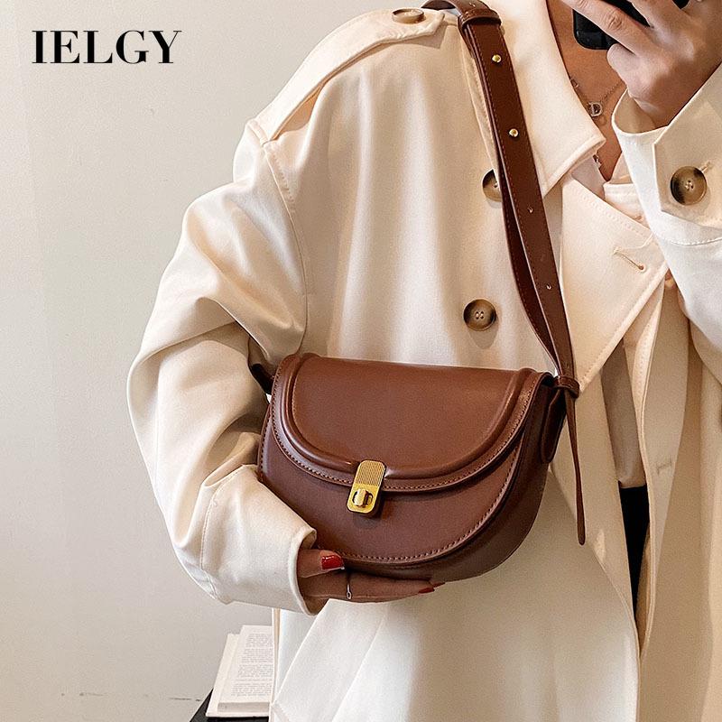 Túi yên ngựa IELGY có thể điều chỉnh phong cách retro dành cho nữ