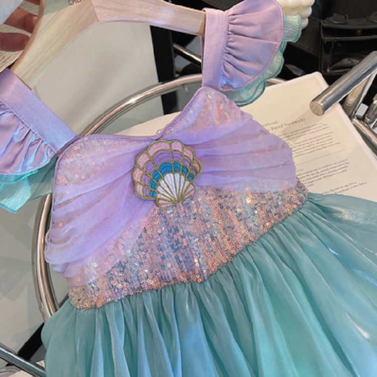 Đầm Công Chúa Không Tay Mùa Hè Phong Cách Phương Tây Mới Nhất Cho Bé Gái