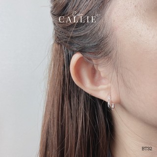 BT32 - Khoen bạc Callie Silver trơn bầu