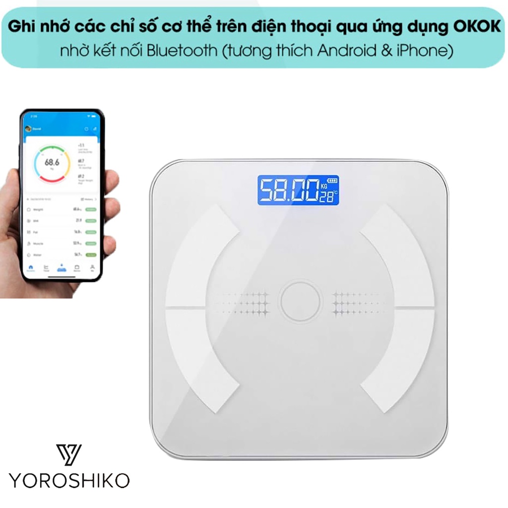 Cân điện tử sức khỏe cao cấp FILe.vn