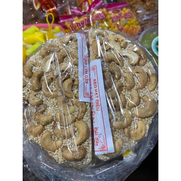 kẹo hạt điều có mè 200g/miếng giòn thơm