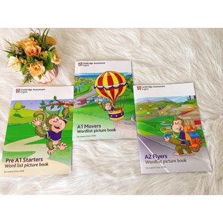 Sách - Cambridge wordlist picture book Starters Movers Flyers - bộ 3 cuốn