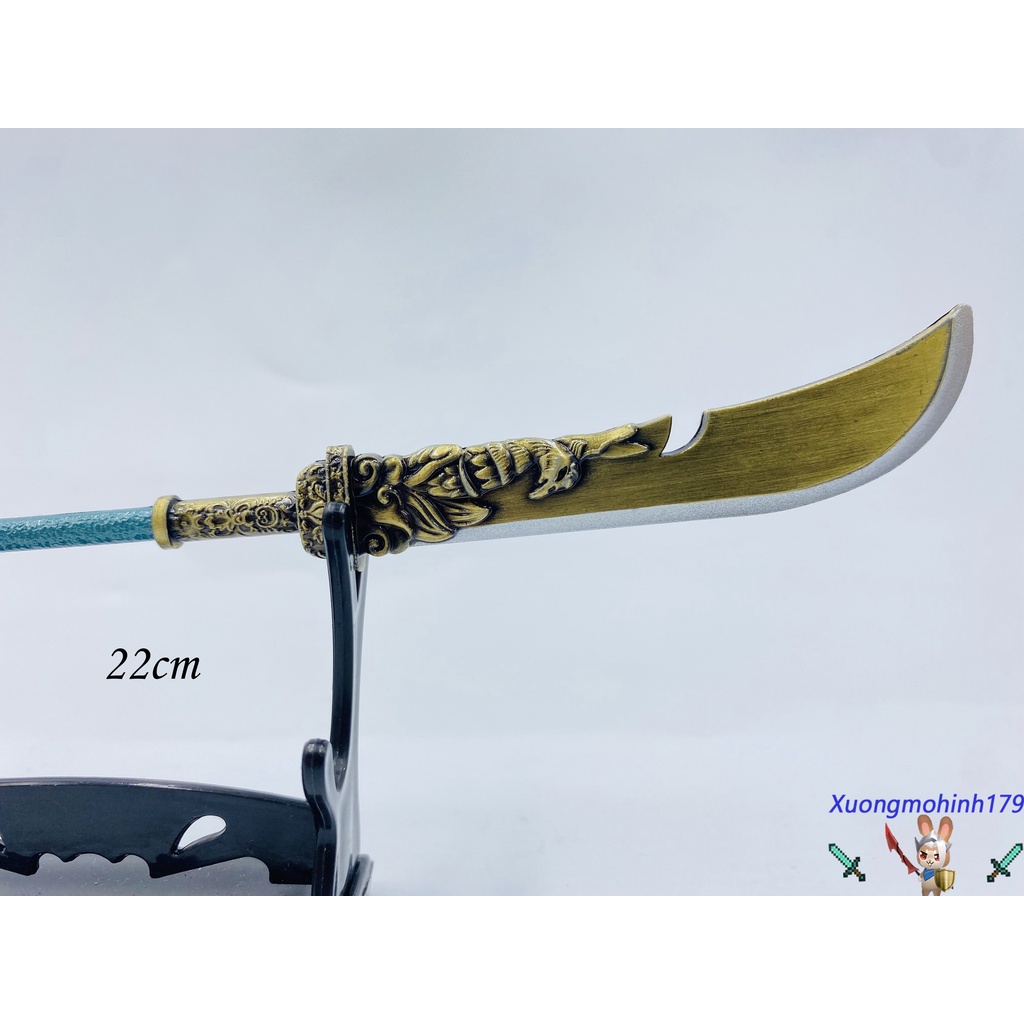 Mô hình sưu tầm Dương Gia Tướng - Mộc Quế Anh - Thanh Long Yển Nguyệt đao Đ 59