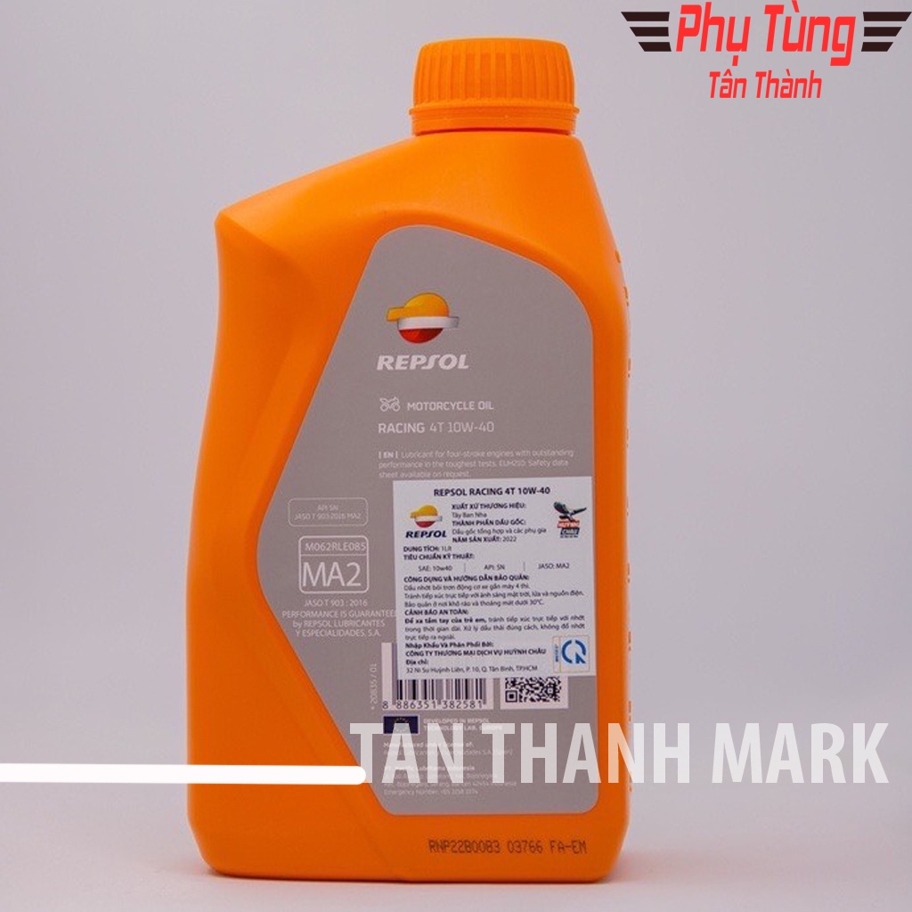 Nhớt Xe Số Repsol Racing 4T 10w40 1L-PTTT