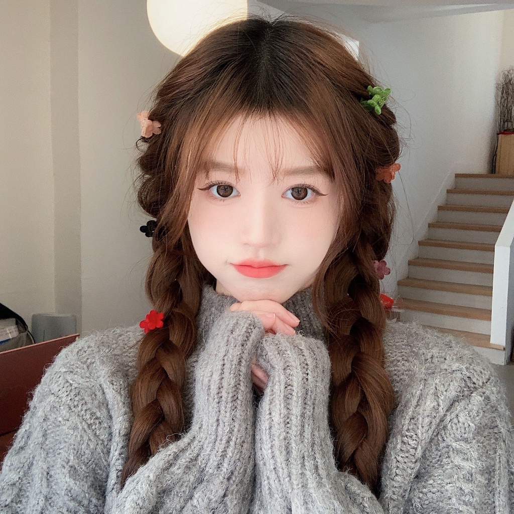 )6pcs) Kẹp Tóc Lông Nhung Thời Trang Mới Cho Nữ