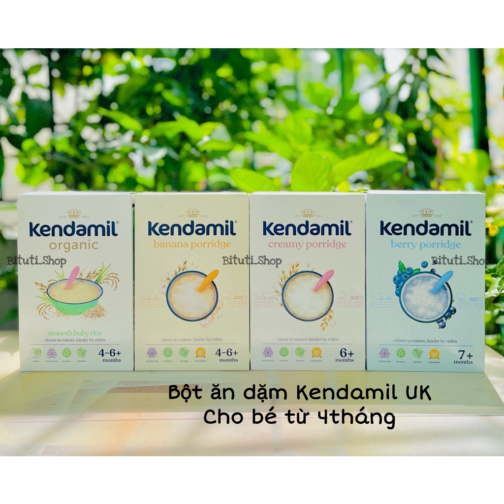 (Mẫu mới) Bột ăn dặm Kendamil Anh quốc cho bé từ 4tháng - Bituti Shop