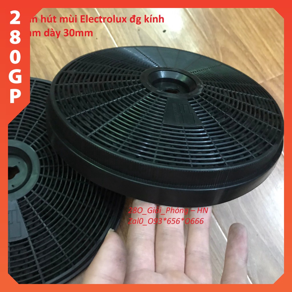 vỉ than hoạt tính hút mùi Electrolux model EF6510K / X / W,.., Torino Fs-303