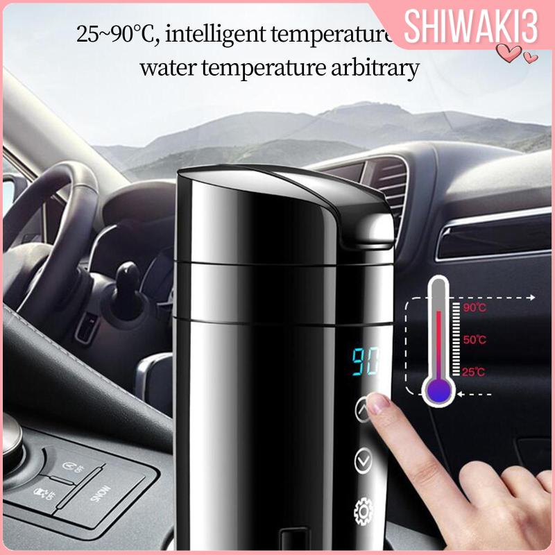 Ấm Đun Nước V 24V Có Màn Hình Hiển Thị Nhiệt Độ Cho Xe Hơi