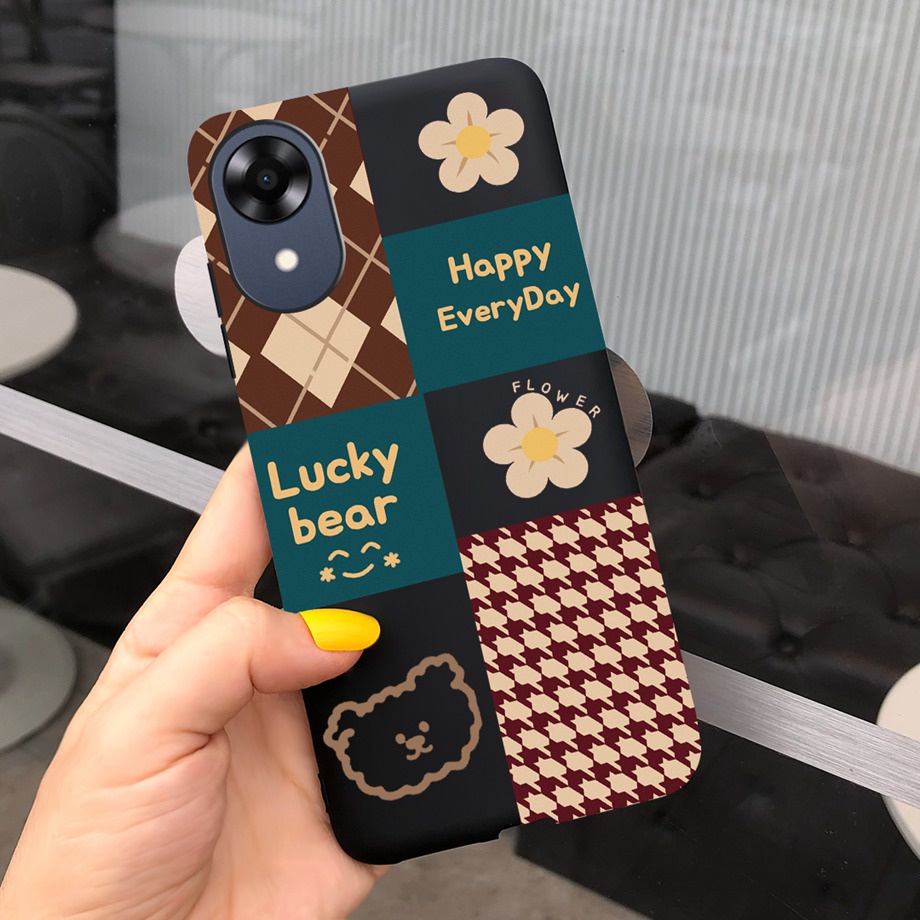 Ốp Điện Thoại Silicone Mềm In Họa Tiết Thời Trang 2022 Cho OPPO A17k 4G OPPOA17k A 17K