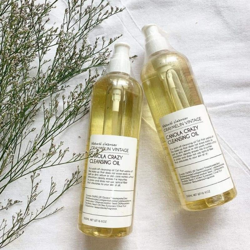 DẦU TẨY TRANG HOA CẢI GRAYMELIN VINTAGE - CANOLA CRAZY CLEANSING OIL 300ML