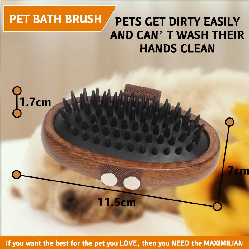 HamshMoc Bàn ChảI Lông BằNg Cao Su, GiúP GiảM Stress Cho Thú Cưng