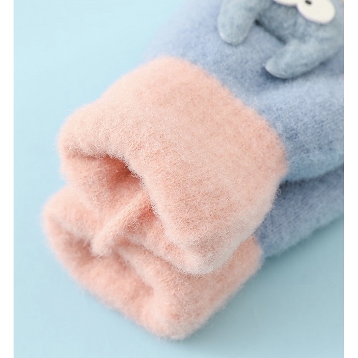 Bao tay len, găng tay len cho bé 2-5 tuổi, lót bông ấm áp