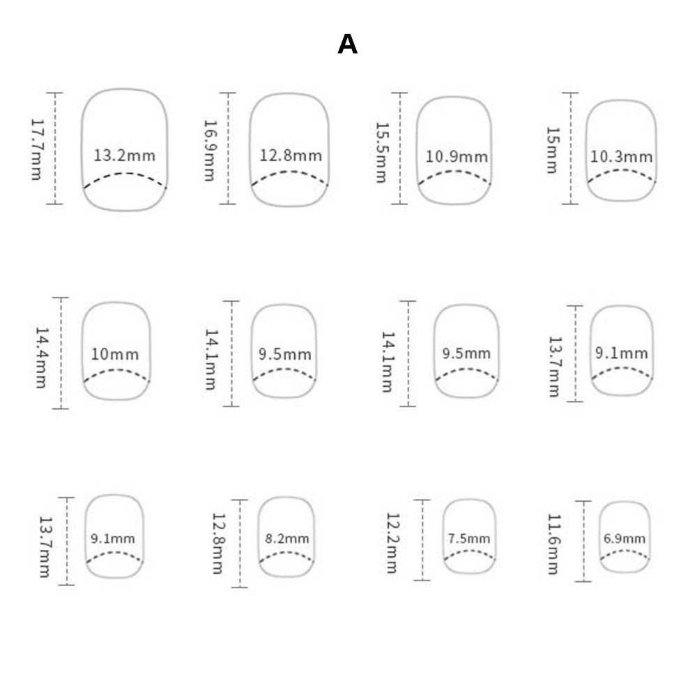 FALLFORBEAUTY Bộ Móng Tay Giả Che Phủ Toàn Diện Họa Tiết Hoa Và Tuần Lộc Giáng Sinh