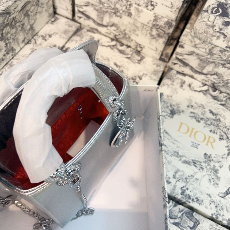 Túi Đì Or Lady Fullbox Size 20 6 Màu Lót Lụa đỏ Siêu đẹp Dây Đeo chéo và Phụ Kiện