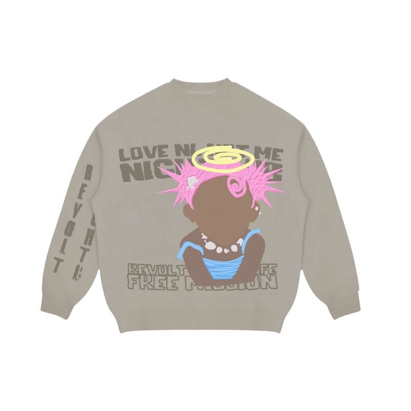 NIGHT LABORATORY SWEATER - Áo Nỉ Dài Tay Trendy Unisex