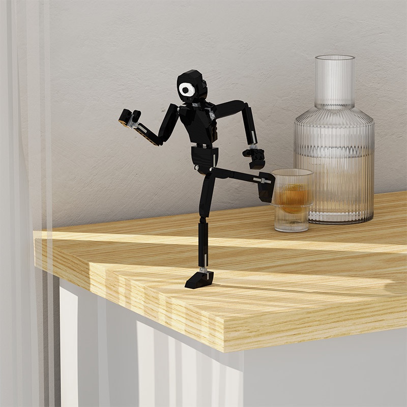 Bộ Đồ Chơi Lắp Ghép 186 Mảnh Ghép Nhân Vật Phim Stranger Things MOC