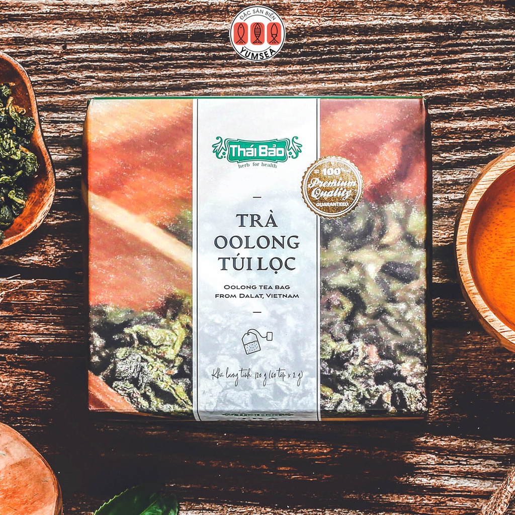 Trà oolong túi lọc L’angfarm, 60 tép, hộp, mẫu pastel art