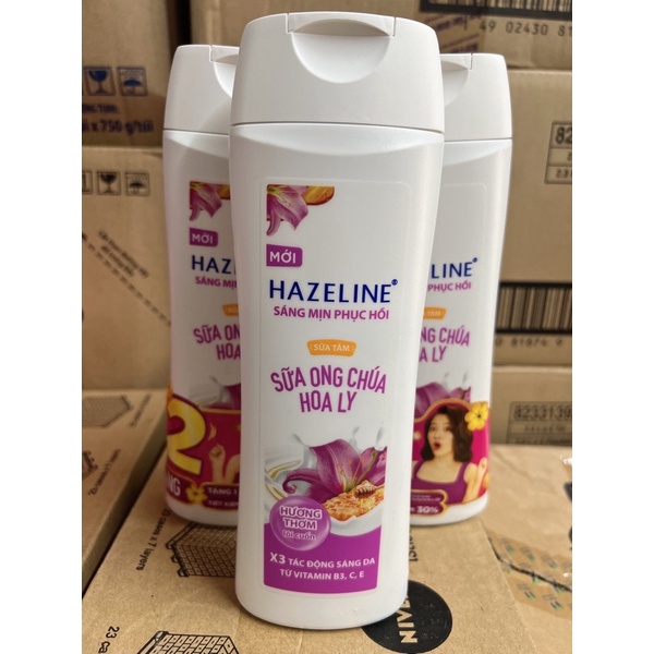 Sữa Tắm Dưỡng Sáng Da Ong chúa hoa ly Hazeline