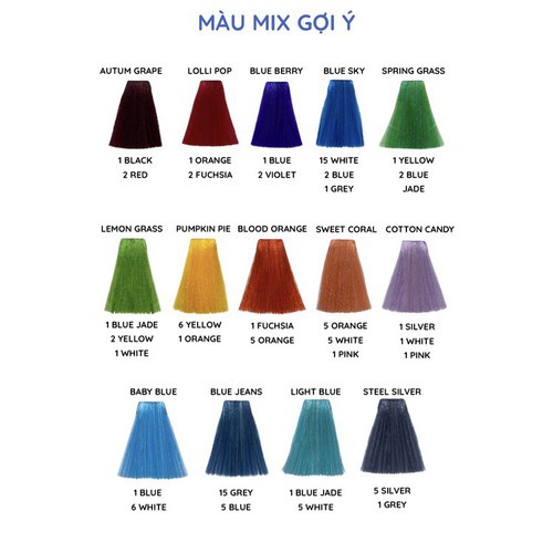 HẤP MÀU NHUỘM MÀU XANH BÍCH BLUE YUNSEY COLOR MASK 200ML