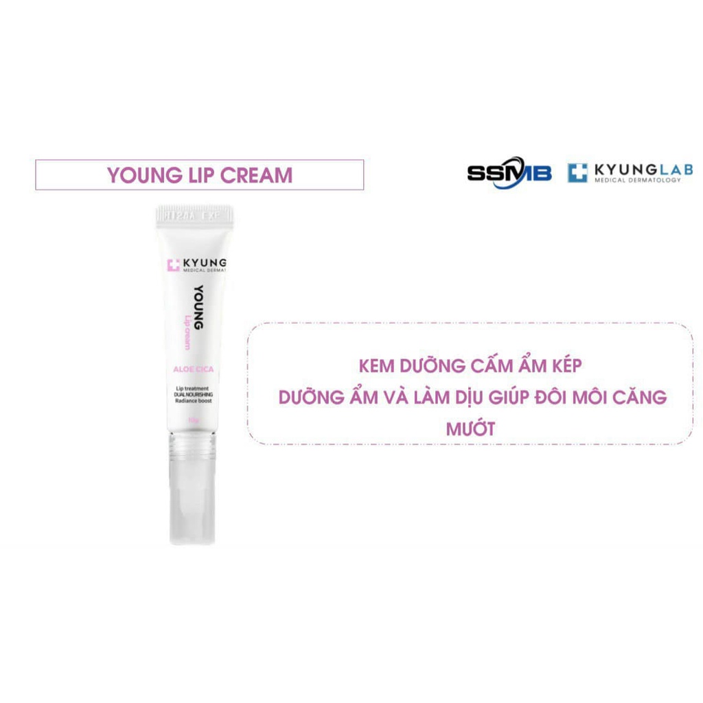 Bộ son dưỡng môi và kem dưỡng cấp ẩm làm dịu môi Young Lip Cream & Young Lip Repair, Son dưỡng môi Kyunglab