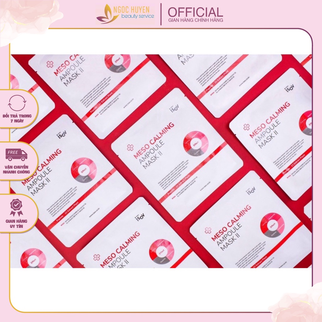 ⚡ Mặt Nạ MESO CALMING AMPOULE MASK, Tăng Độ Đàn Hồi, Trắng Sáng Da